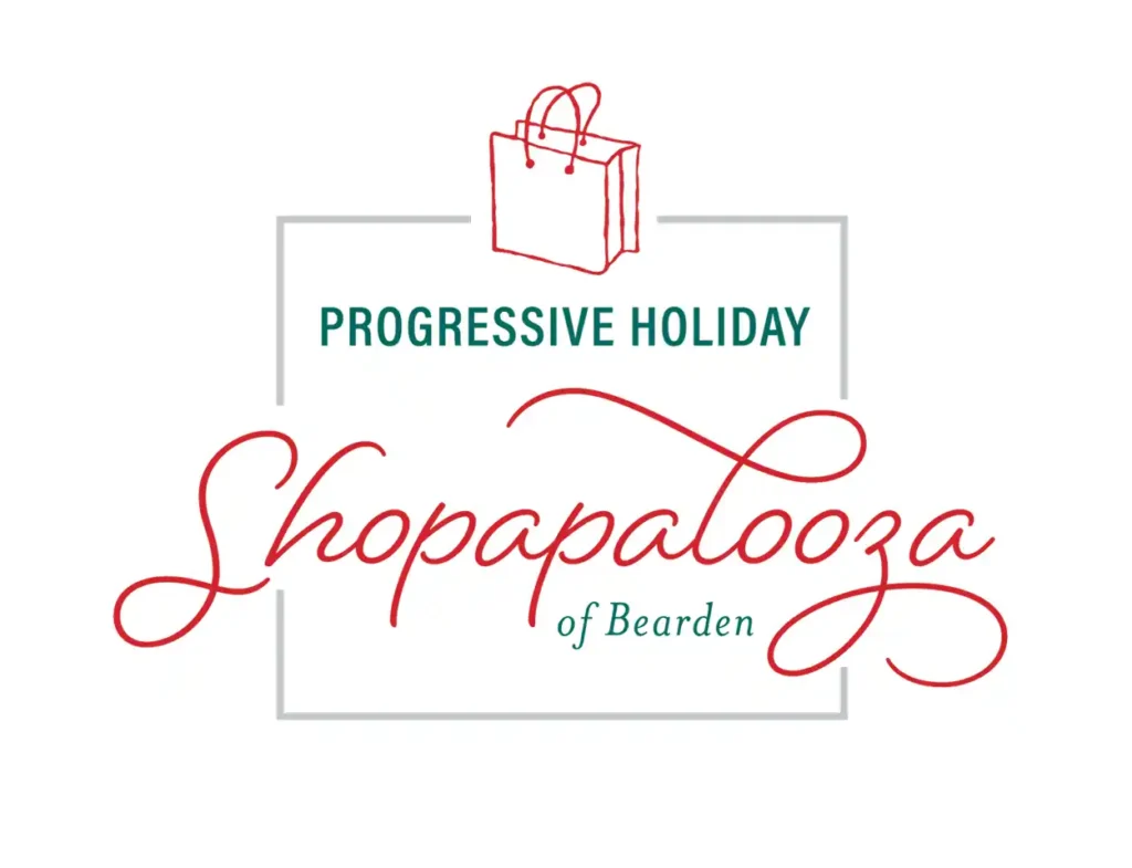 A logo for the Bearden Shopapalooza shopping event