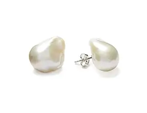 a photo of freshwater pearl stud earrings by IN2 Design