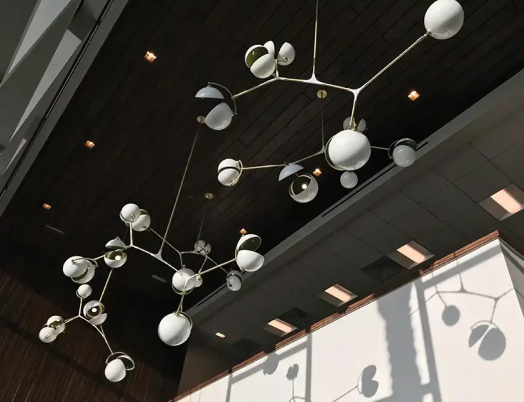 A photo of a Nate Cotterman lighting fixture