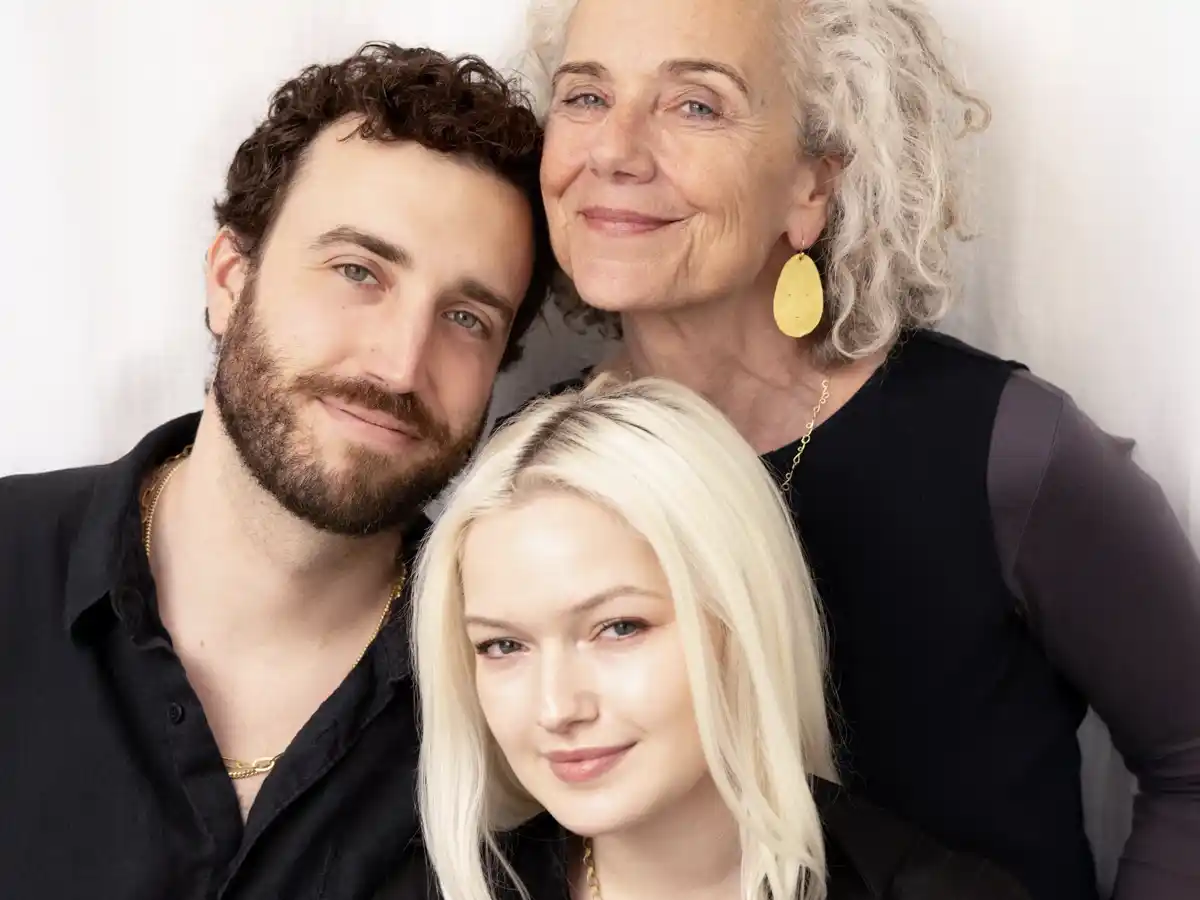 A photo of Petra, Lucas, and Phoebe Class